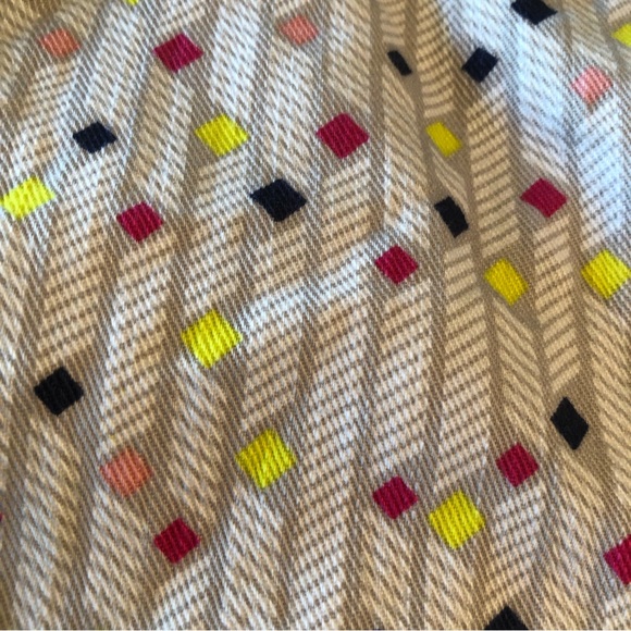 Gymboree Girls Size 5 Multicolored Mini Jeans Denim Skirt Geometric Pattern - Picture 3 of 14